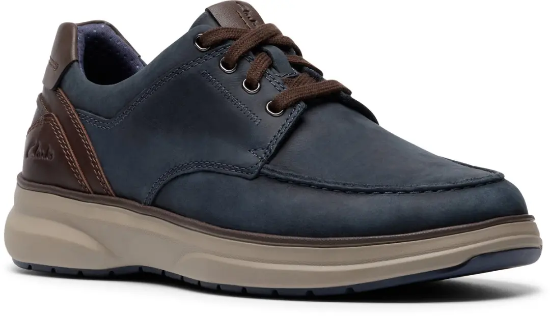 Clarks Mullan Moc Lage Sneakers - Blauw 43