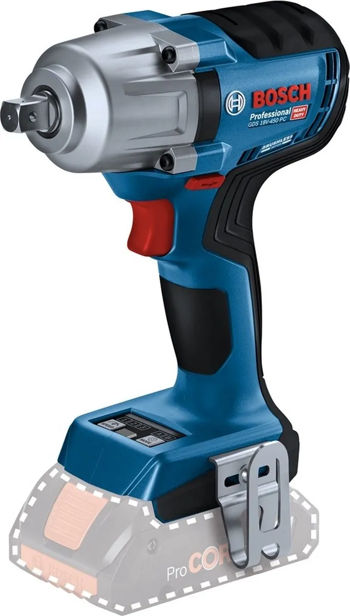 Bosch Professional GDS 18V-450 PC Slagmoeraanzetter