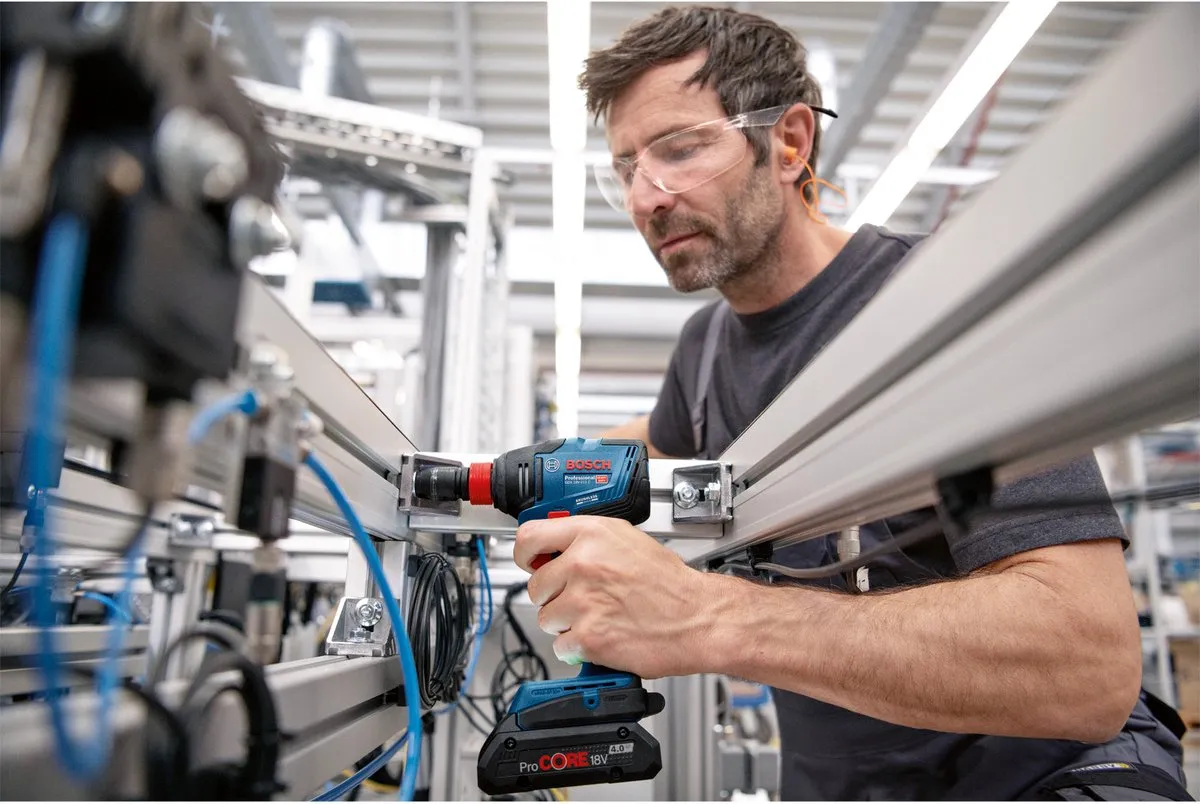 Bosch Professional GDX 18V-210 C Slagmoeraanzetter - 2x 4.0Ah Accu