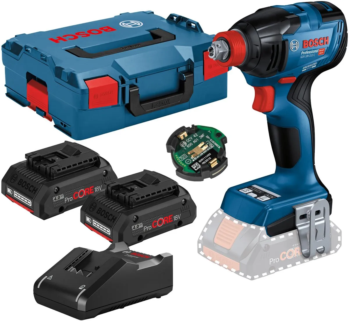 Bosch Professional GDX 18V-210 C Slagmoeraanzetter