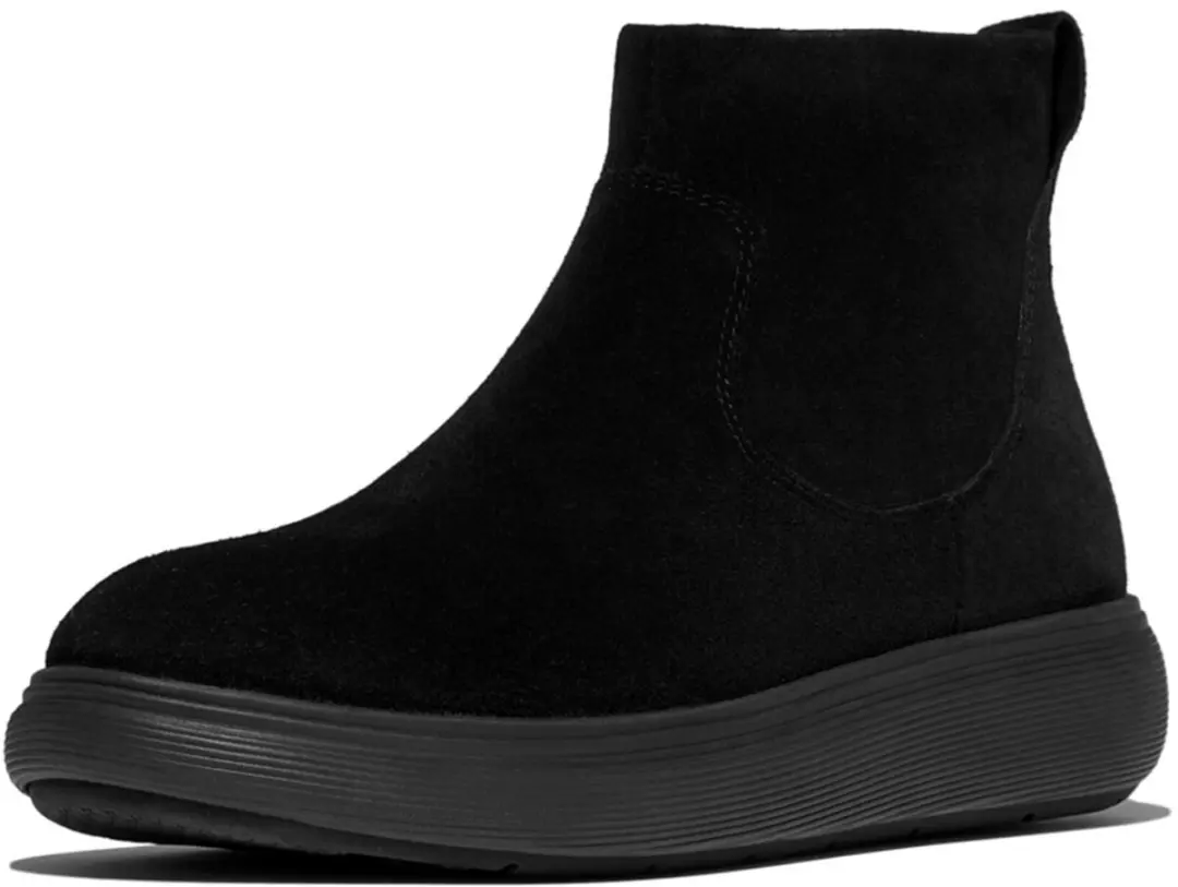 FitFlop IQ-Comff Suede Zip Ankle Boots