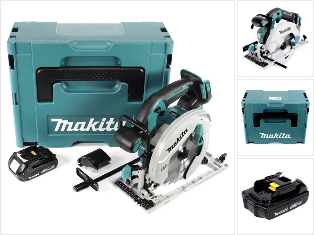 Makita DHS680Y1J 18V Li-Ion Accu cirkelzaag set ( 1 x 1,5Ah ) in Mbox