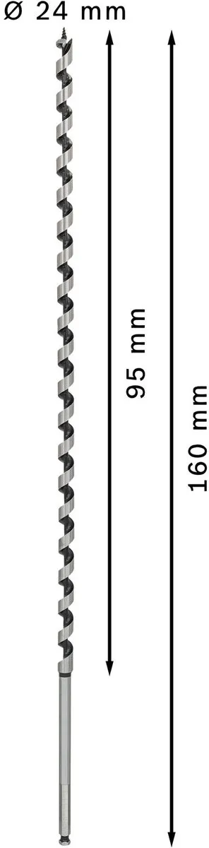 Bosch Professional Slangenboor 12x600mm - Hout - MPN 2608585717 - afbeelding 6 van 6