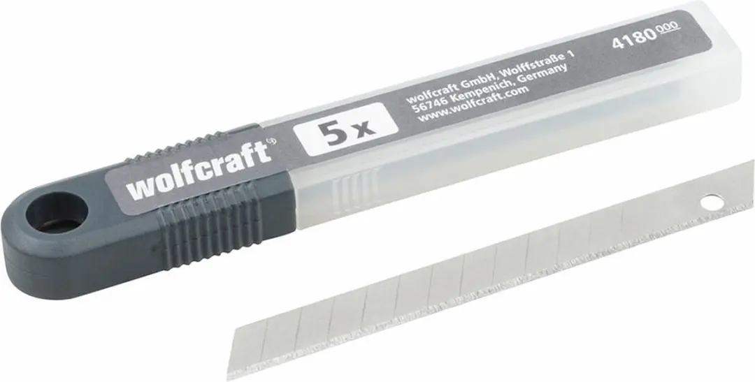 Wolfcraft 5 Afbreekmessen 9mm - 5 Stuks