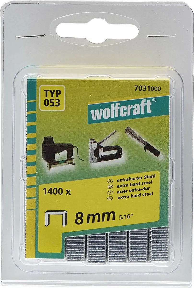 Wolfcraft 7031000 Nieten met brede rug - 2 Stuks