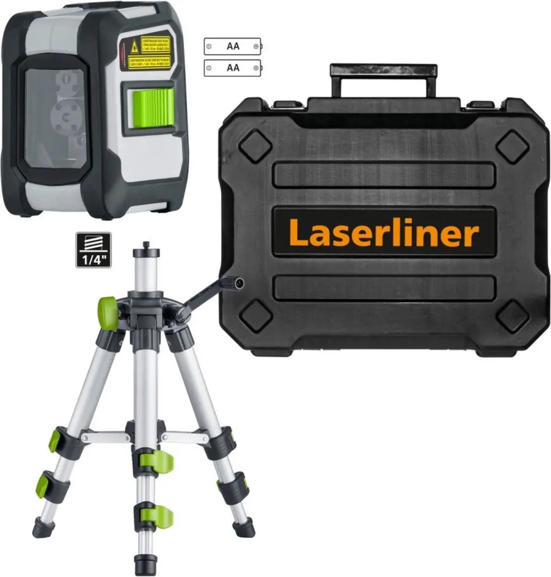 Laserliner CompactCross-Laser Pro Kruislijnlaser incl. statief in koffer