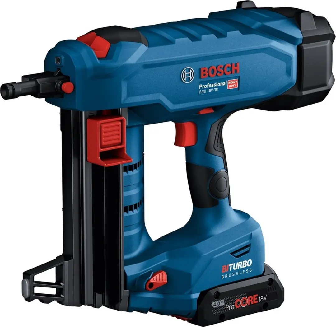 Bosch Professional GNB 18V-38 Accu betontacker 18V 4.0Ah in XL-Boxx