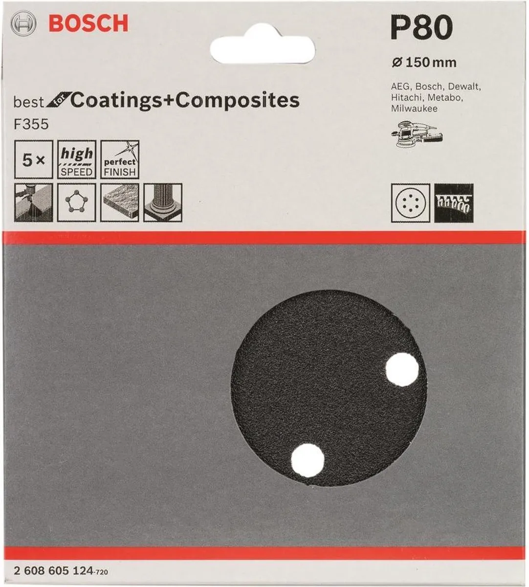 Bosch Professional Schuurvel Ø150 Best Coatings - 1 Stuk