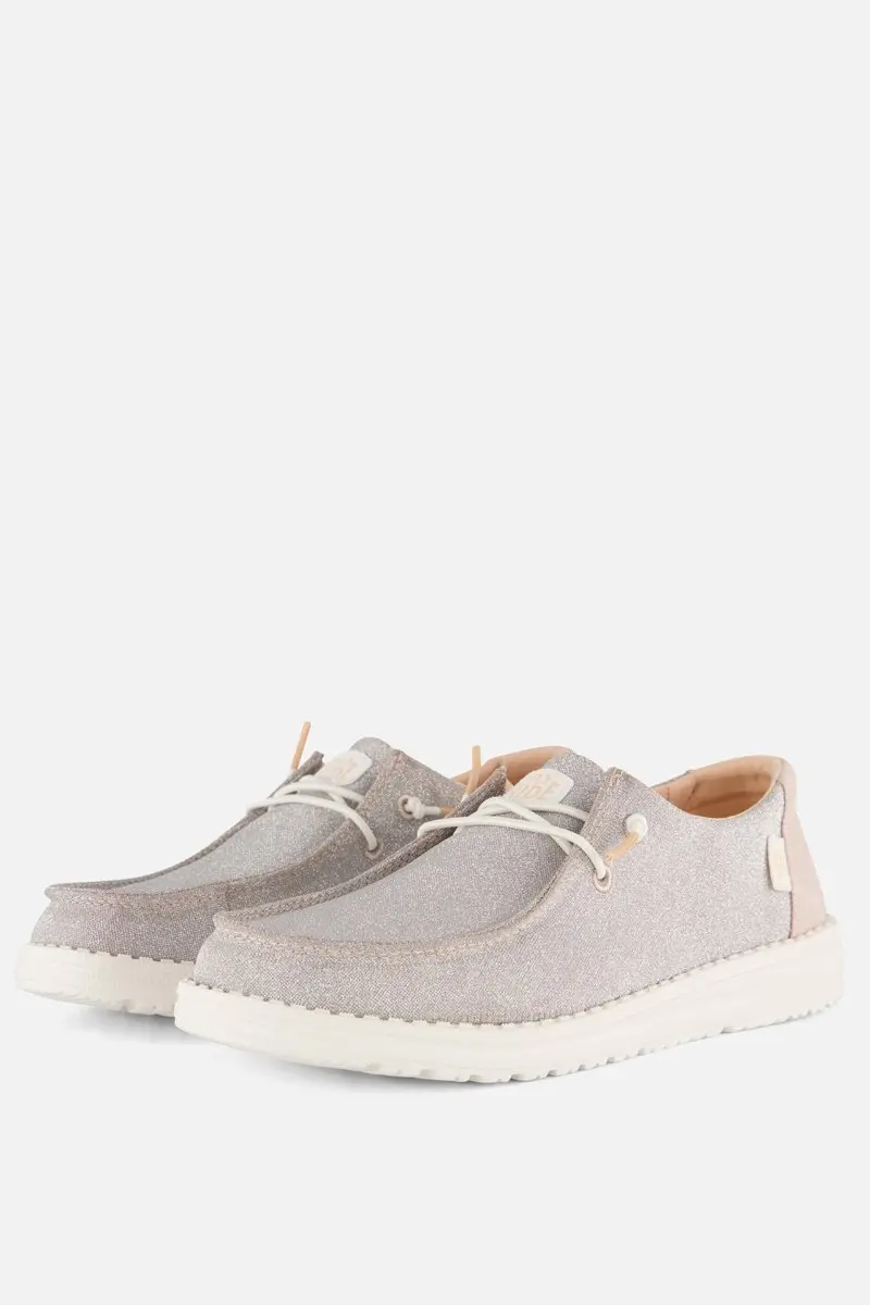HEYDUDE Wendy Metallic Sparkle Instappers