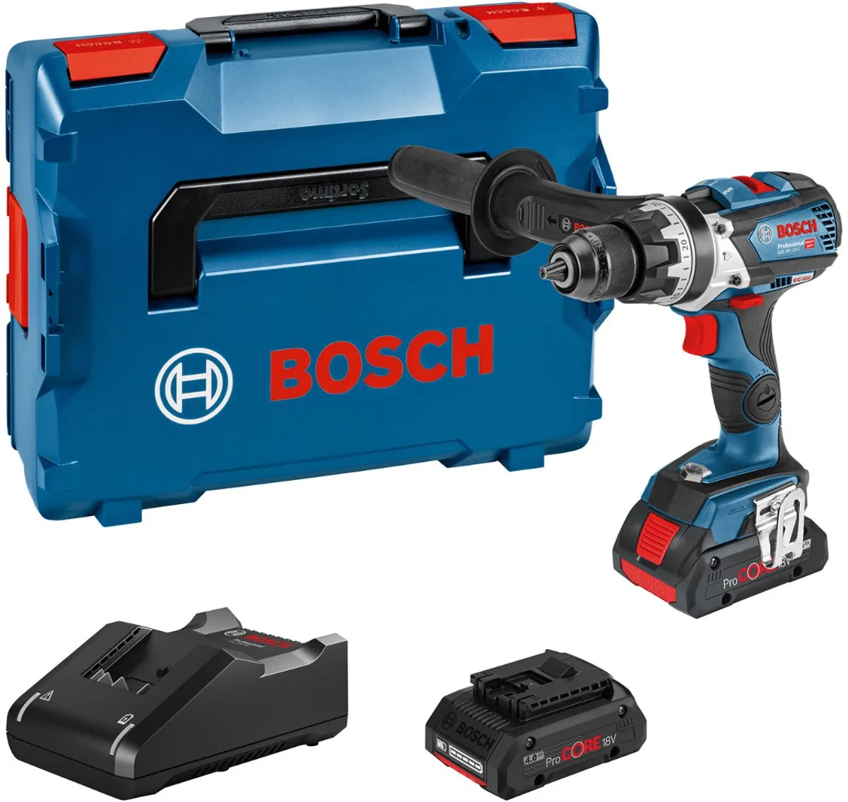 Bosch Professional GSB 18V-110C Klop-/Schroefboormachine - 27 standen - 2x accu