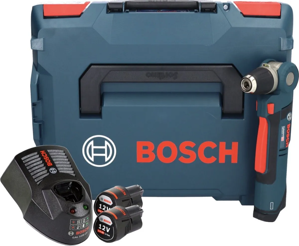 Bosch Professional GWB 12V-10 Accu-haakse boormachine - 2x 3,0Ah accu + oplader