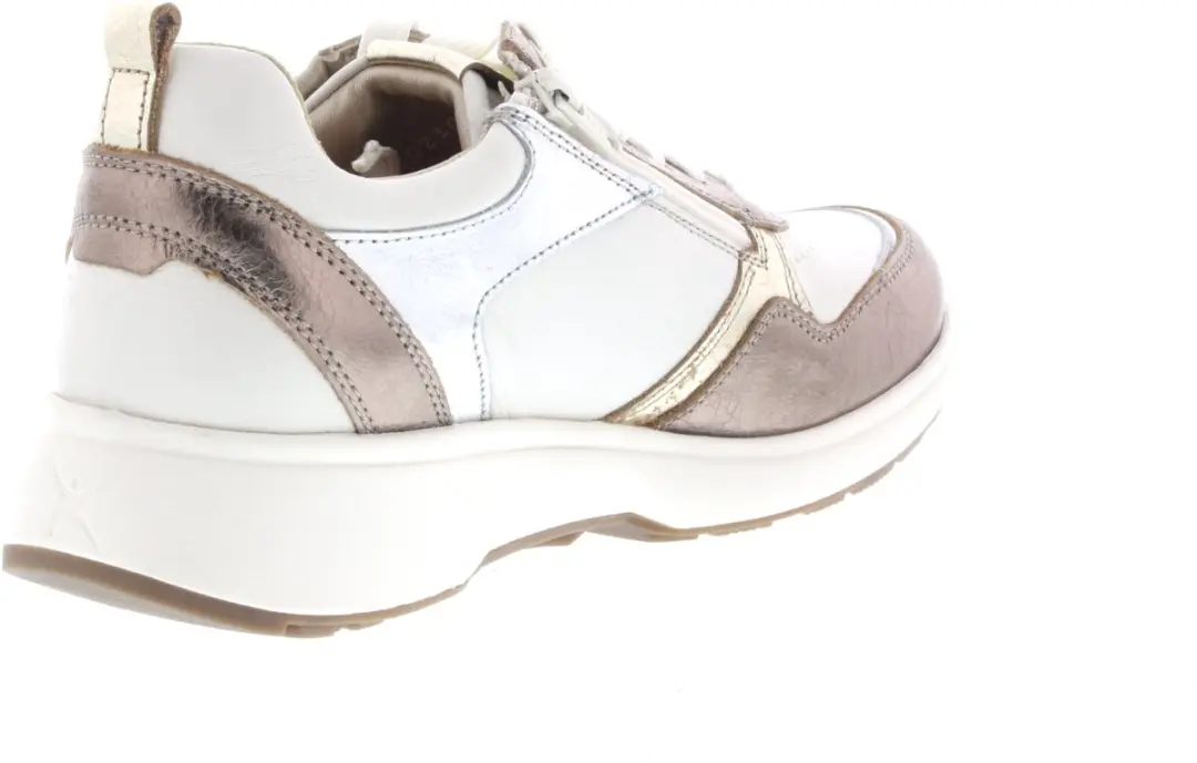 Xsensible Pula Dames Sneakers - Leer - Beige - Maat 37 - afbeelding 4 van 6