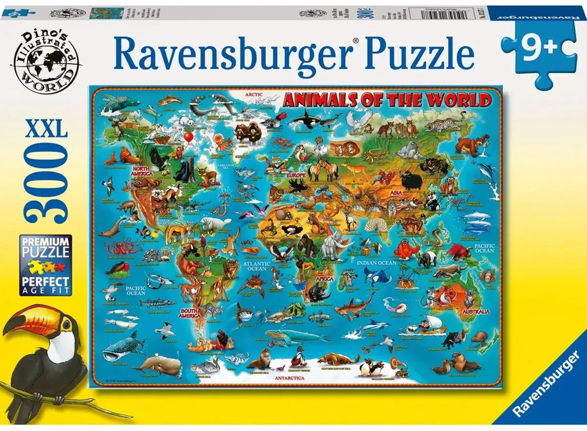 Ravensburger Animals of the World Legpuzzel 300 Stuks - Multicolor