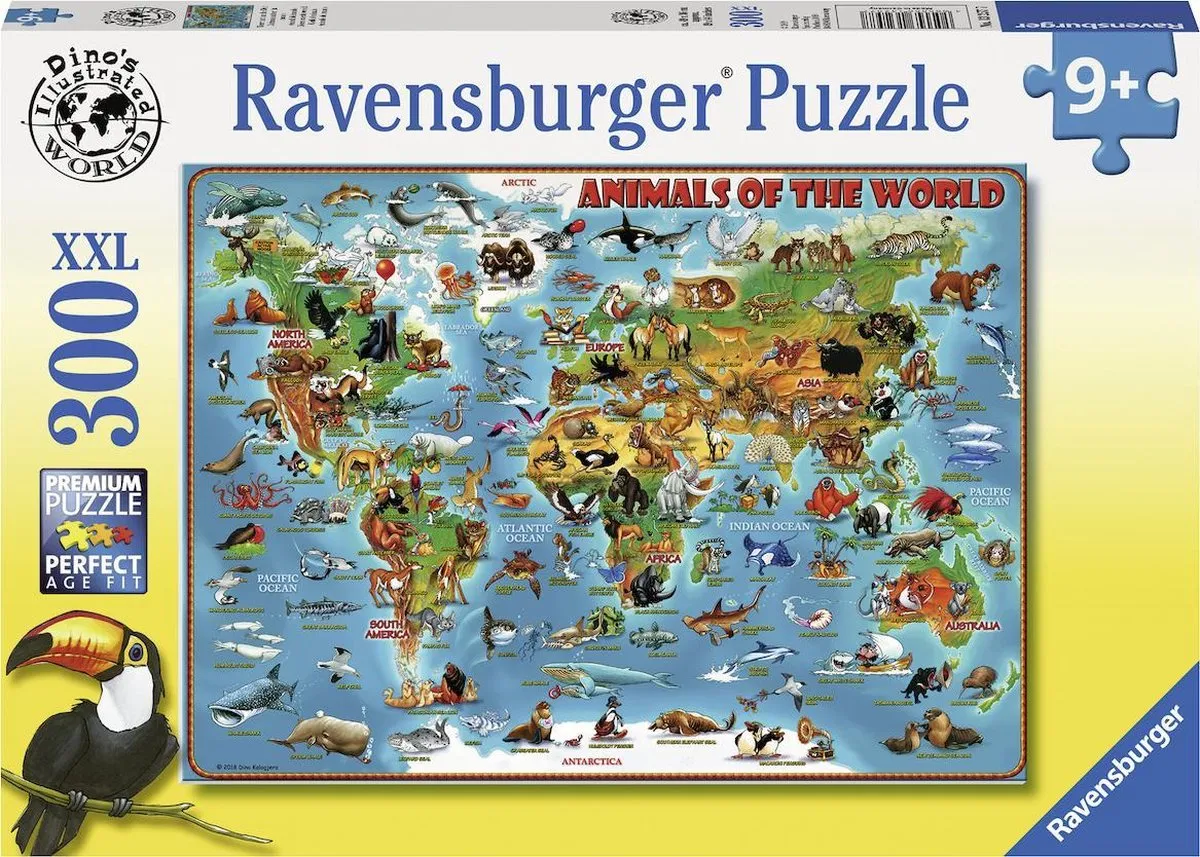 Ravensburger Animals of the World Legpuzzel 300 Stuks