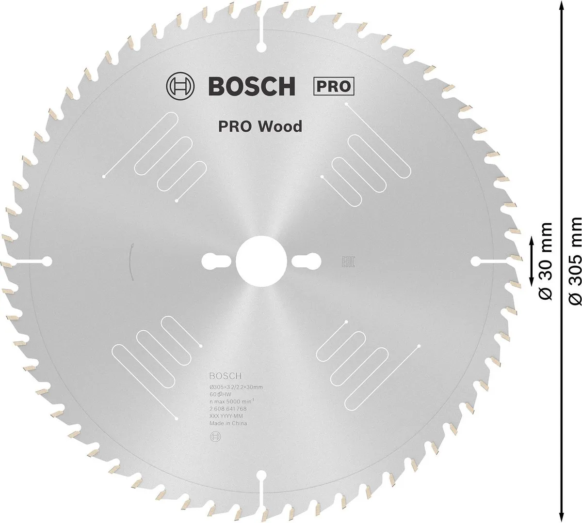 Bosch Professional Cirkelzaagblad Optiline WZ 305mm - Hout