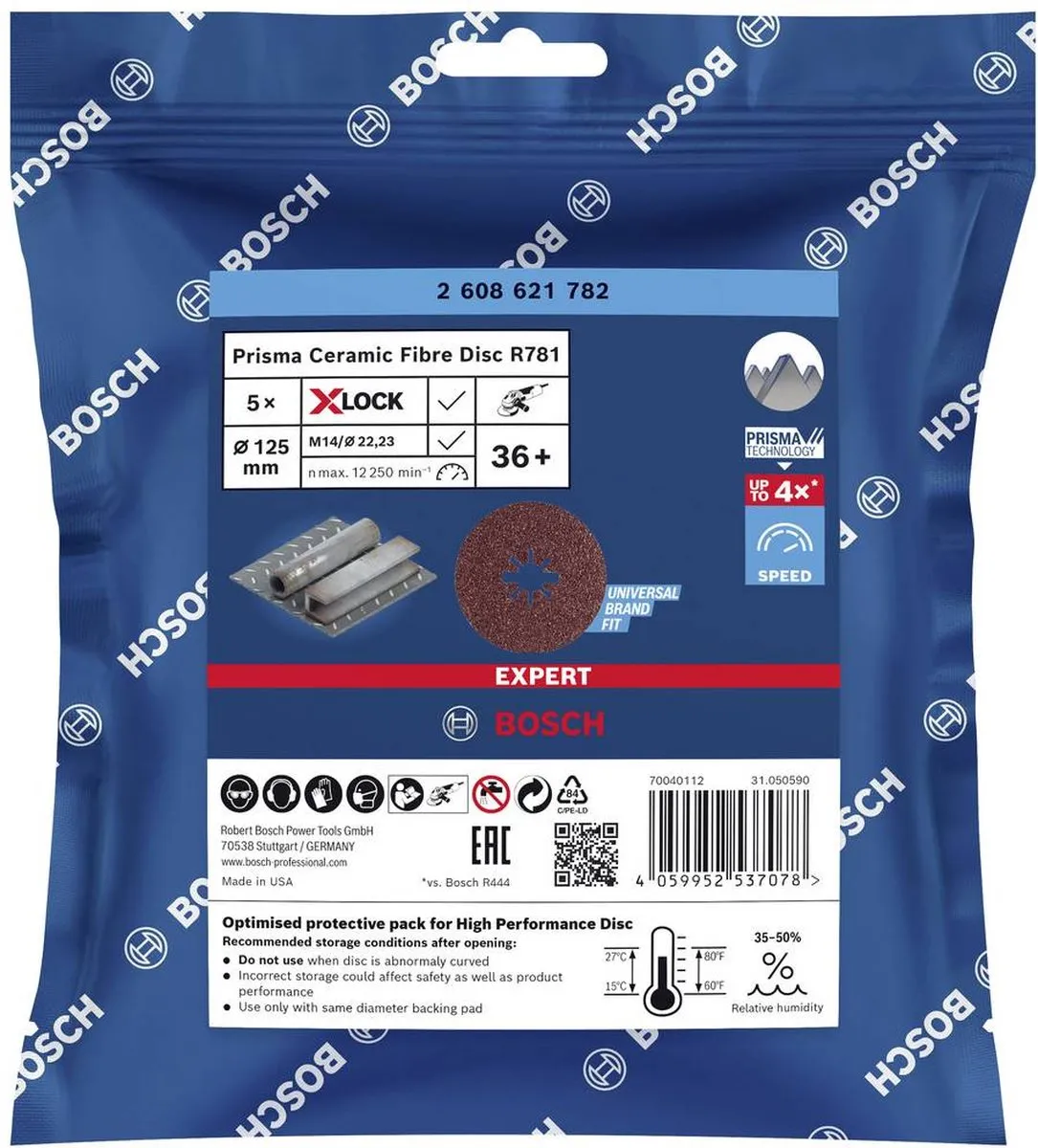 Bosch Professional Fiberschijf Ø125mm Korrel 36
