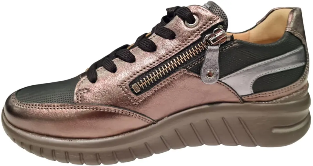 Hartjes Wave Shoe 162.2402 Brons - Dames Veterschoenen 37