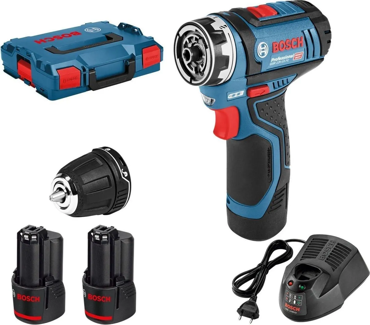 Bosch Professional GSR 12V-15 FC Accu Schroefboormachine