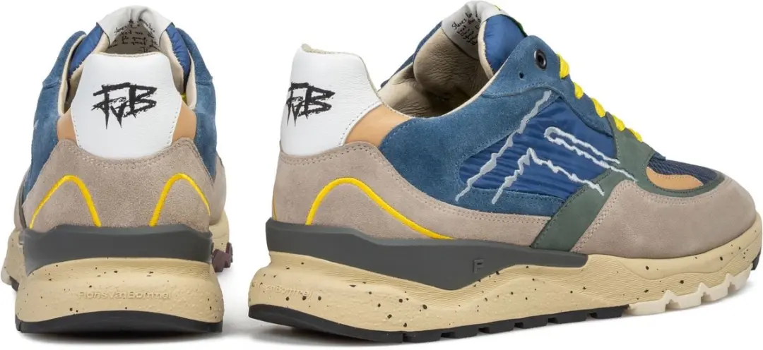 Floris van Bommel DE TREENER 06.14 Lage Sneakers - Blauw 45.5