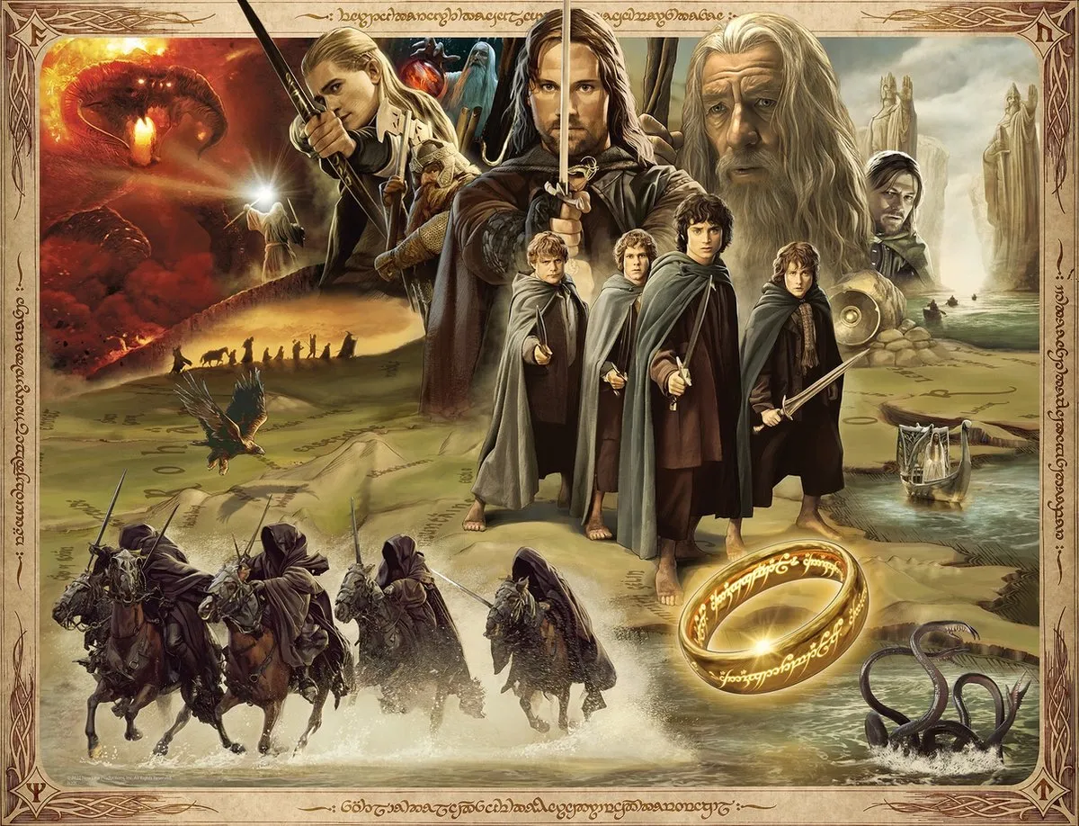 Ravensburger Lord of the Rings Legpuzzel 2000 Stuks - Multicolor