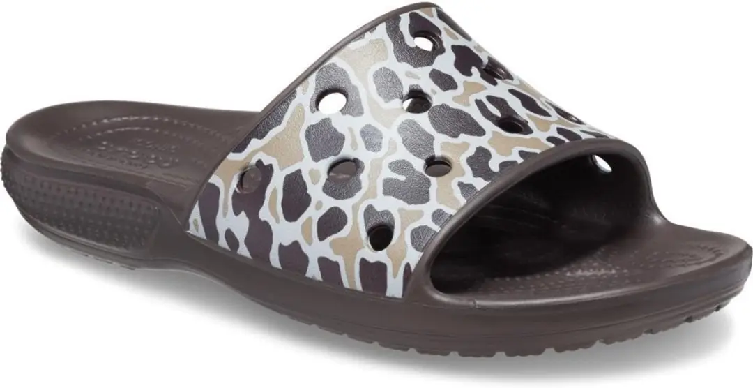 Classic Animal Print Slide Zwart Maat 33/34 M2/W4