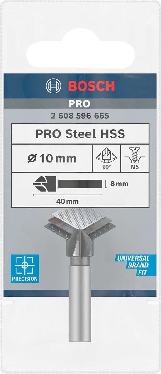 Bosch Professional 2608596665 Verzinkboor 10.0mm - Hout