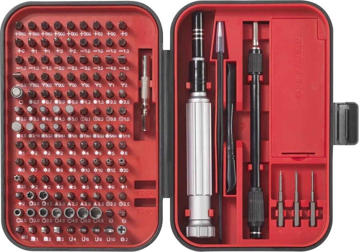 TOOLCRAFT TO-9407052 Bitset 150-delig - Metaal