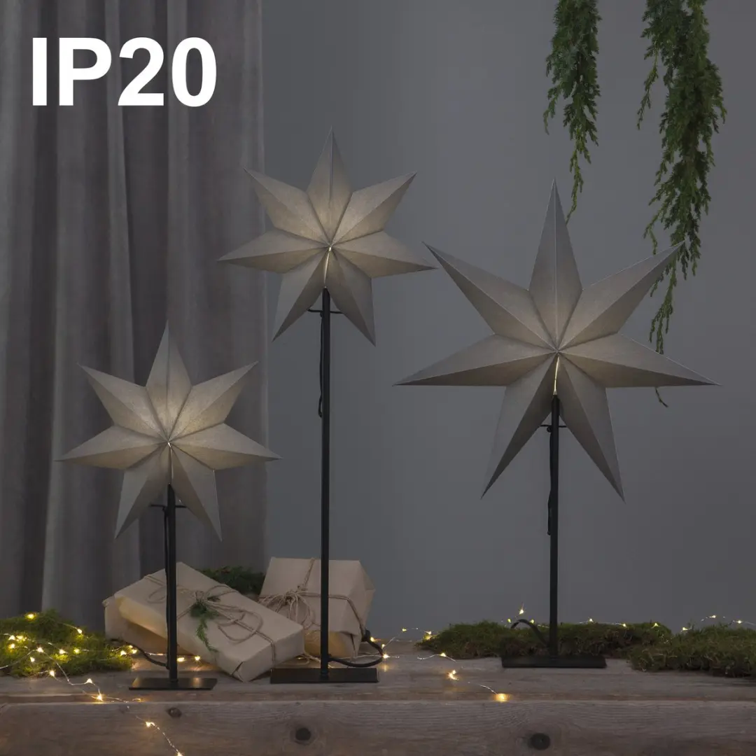 Star Trading Ozen Kerstster - 55cm Warm Wit