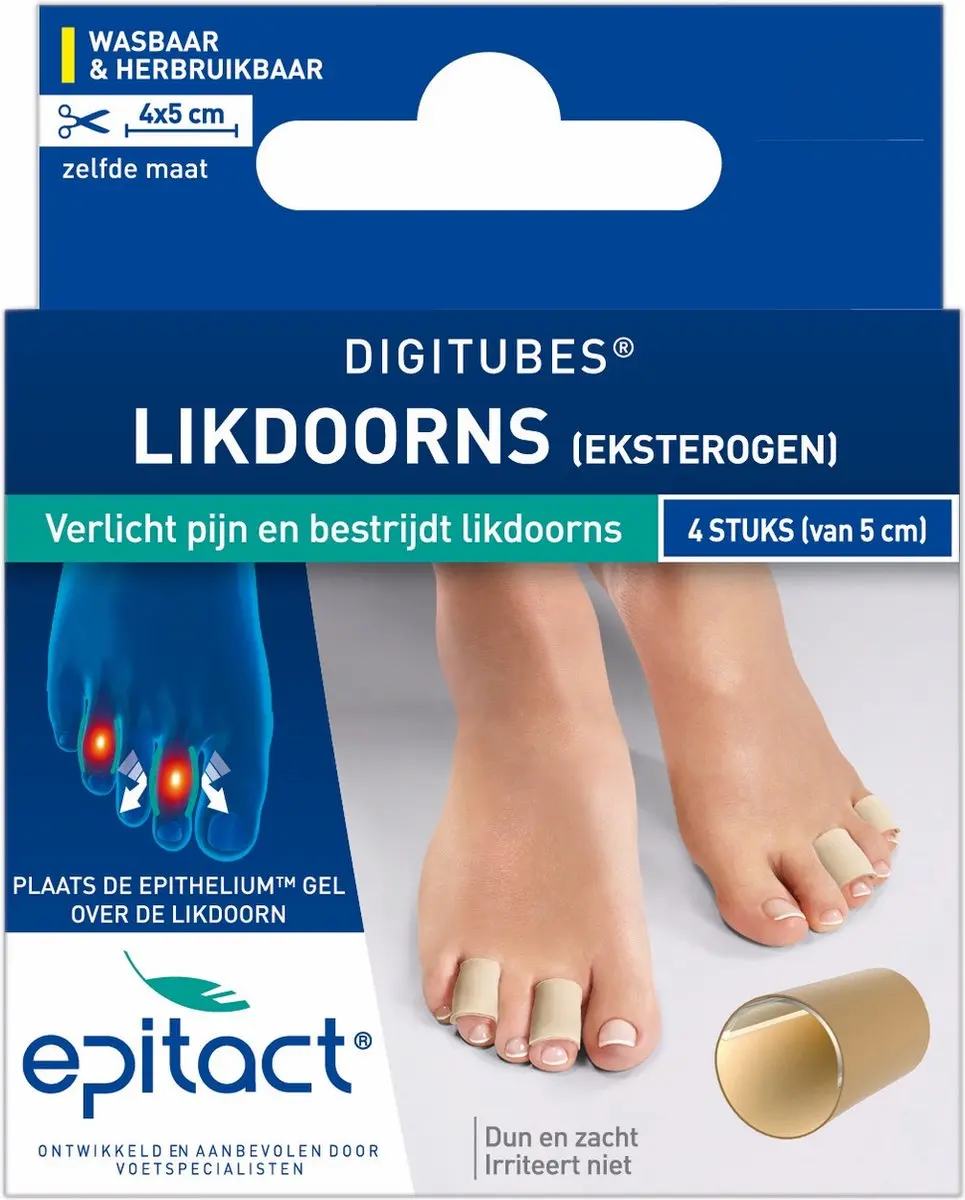 Epitact Digitube L 5cm - 4 Stuks Naturel