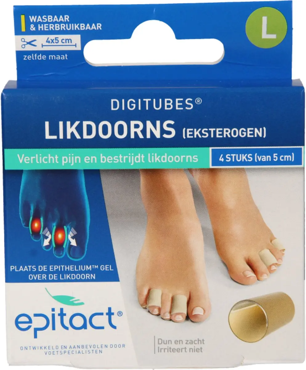 Epitact Digitube L 5cm - 4 Stuks Naturel