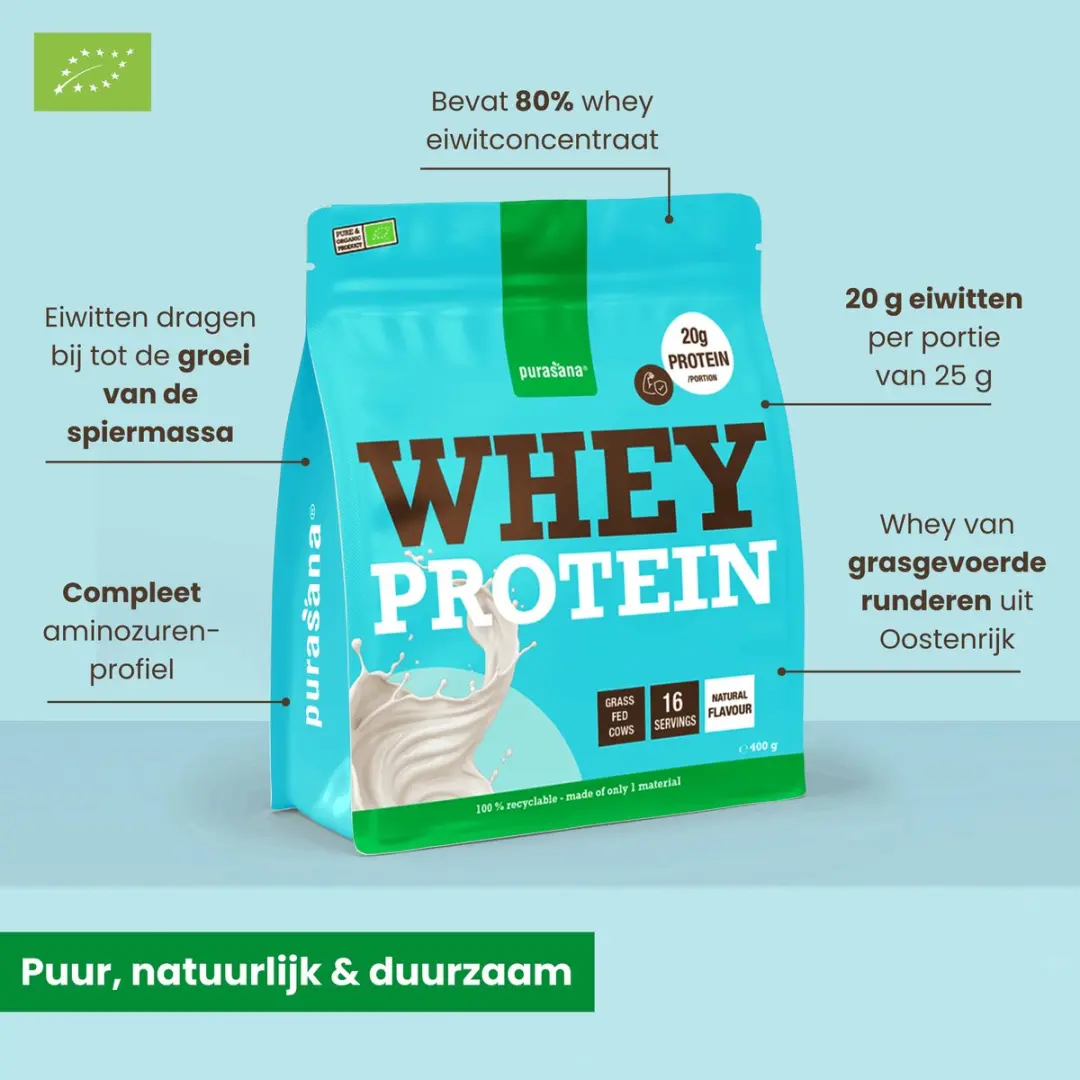 Purasana Whey Protein Natural 400g