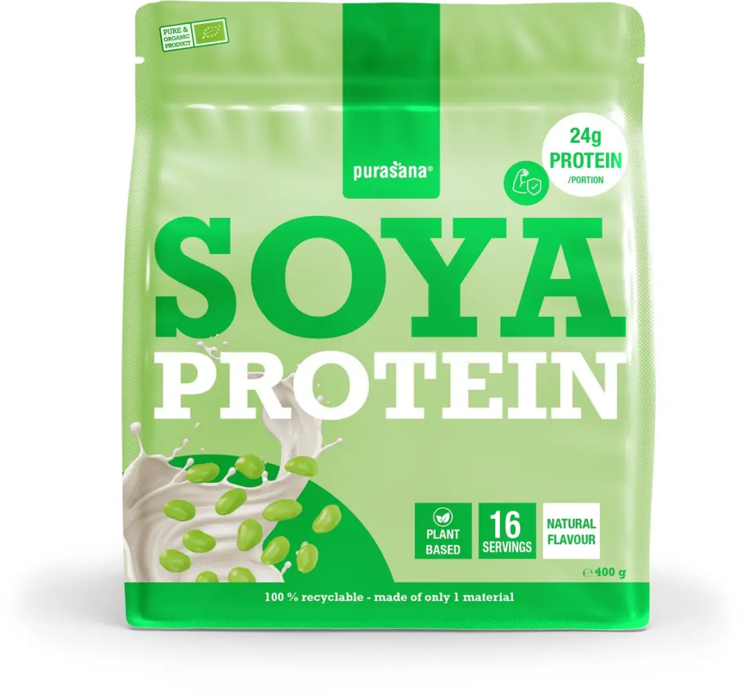 Purasana Soya Protein Powder Natural 400g
