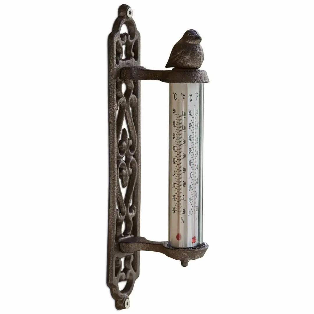 Loberon Thermometer Binyamin - Bruin - afbeelding 2 van 6