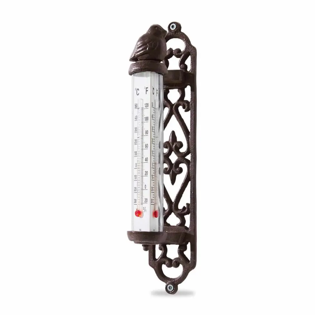 Loberon Thermometer Binyamin - Bruin - afbeelding 4 van 6