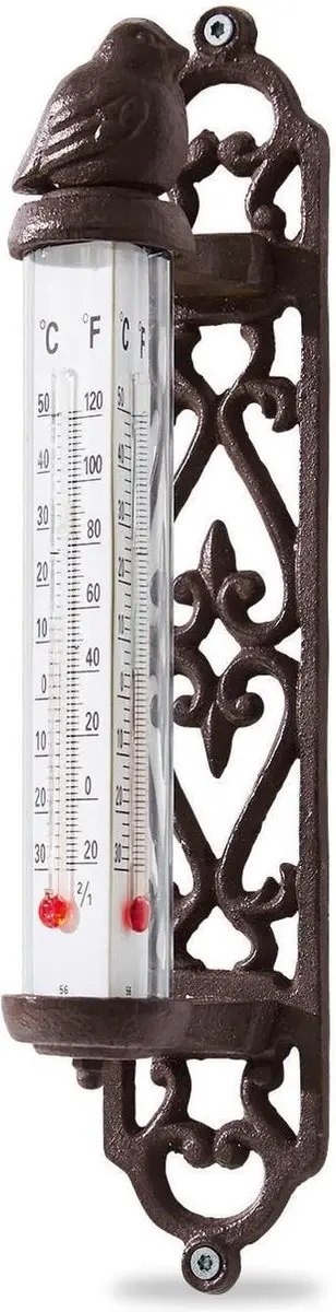Loberon Thermometer Binyamin - Bruin - afbeelding 3 van 6