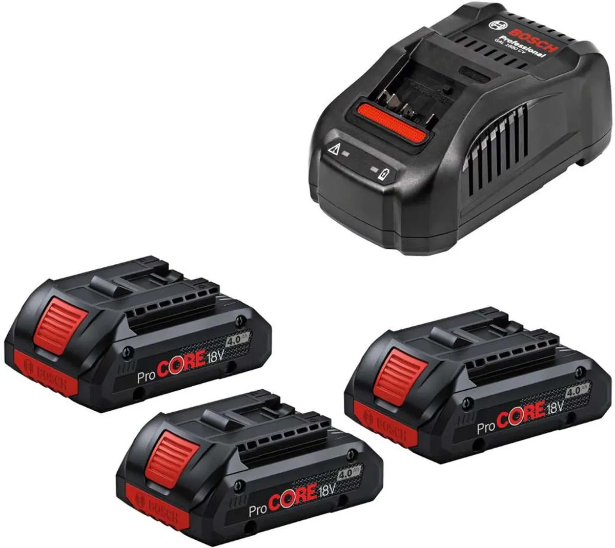 Bosch Professional GAL 1880 3x ProCORE 18V 4.0Ah Accu Set - afbeelding 6 van 6
