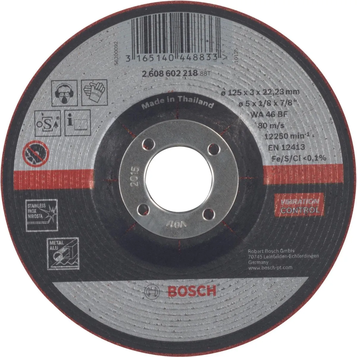 Bosch Professional ABS FLEX 125X3X22,24 Slijpschijf - 125mm