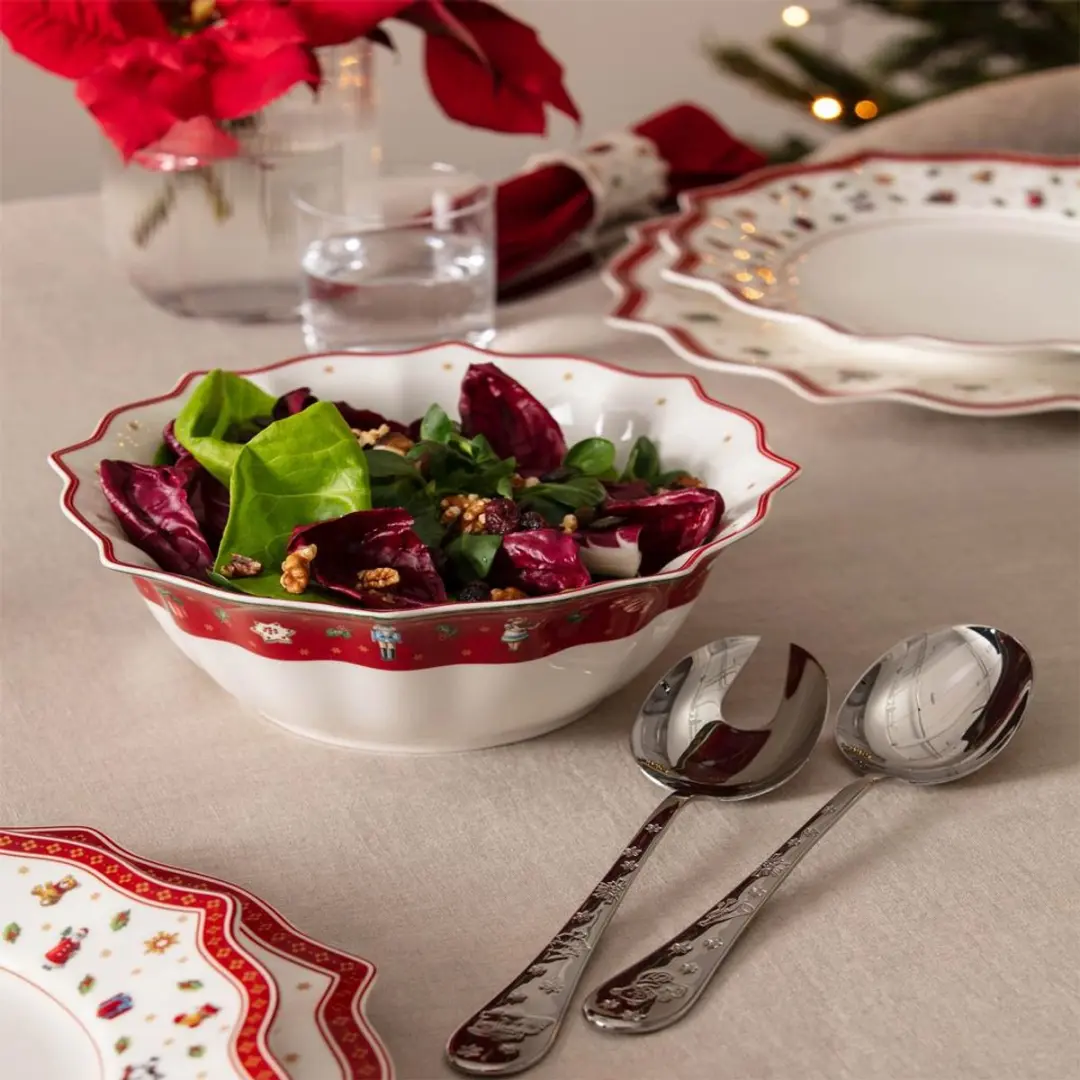 Villeroy & Boch Toy's Delight Saladebestek 27cm - Zilver - afbeelding 3 van 4