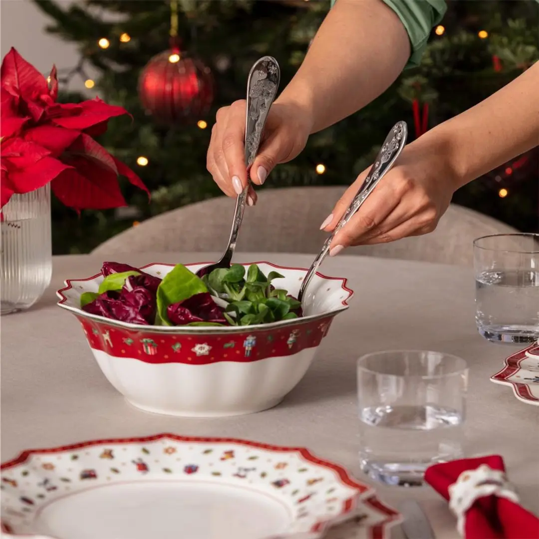 Villeroy & Boch Toy's Delight Saladebestek 27cm - Zilver - afbeelding 2 van 4