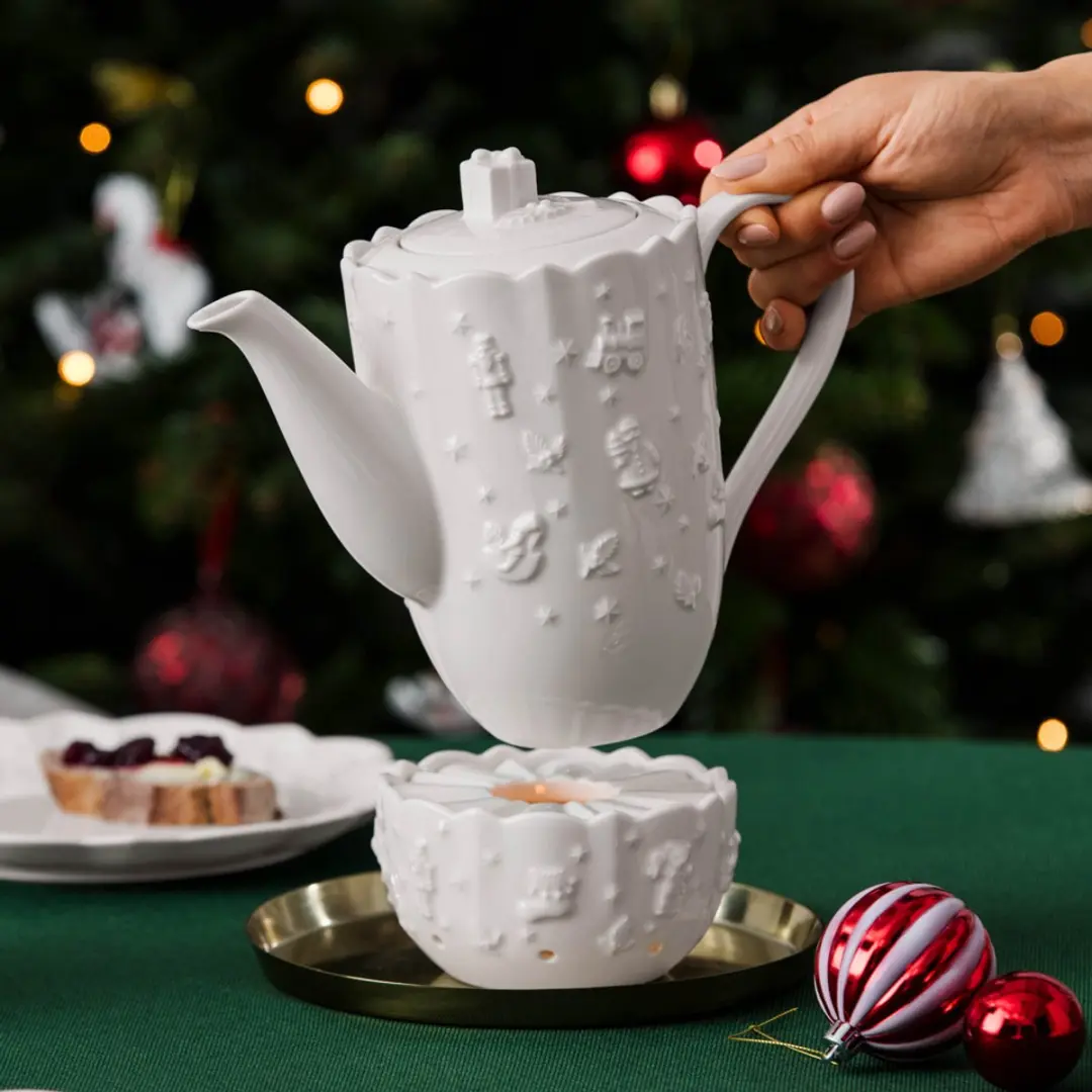 Villeroy & Boch Toy's Delight Royal Classic Theepot 1,2L - Wit - afbeelding 3 van 5
