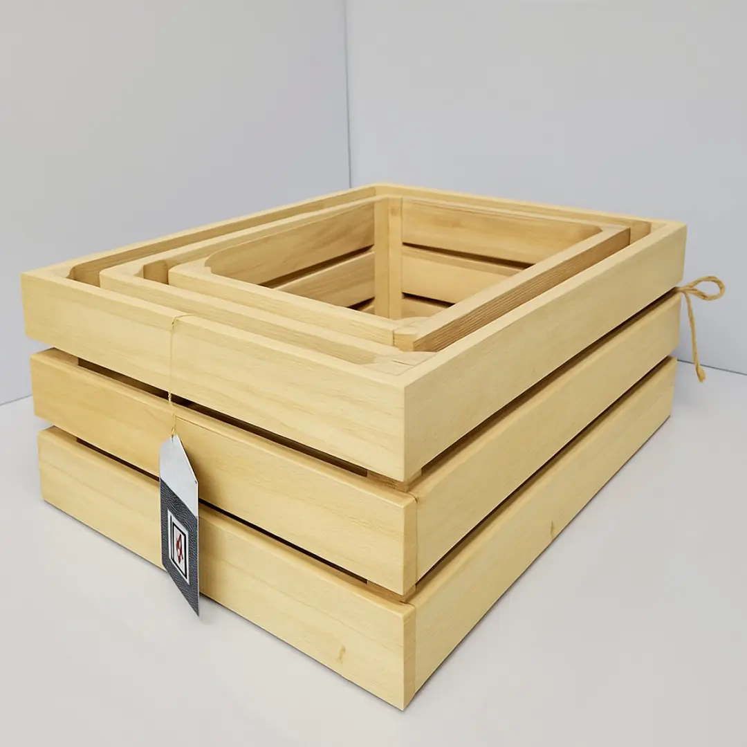 Houten Kistenset