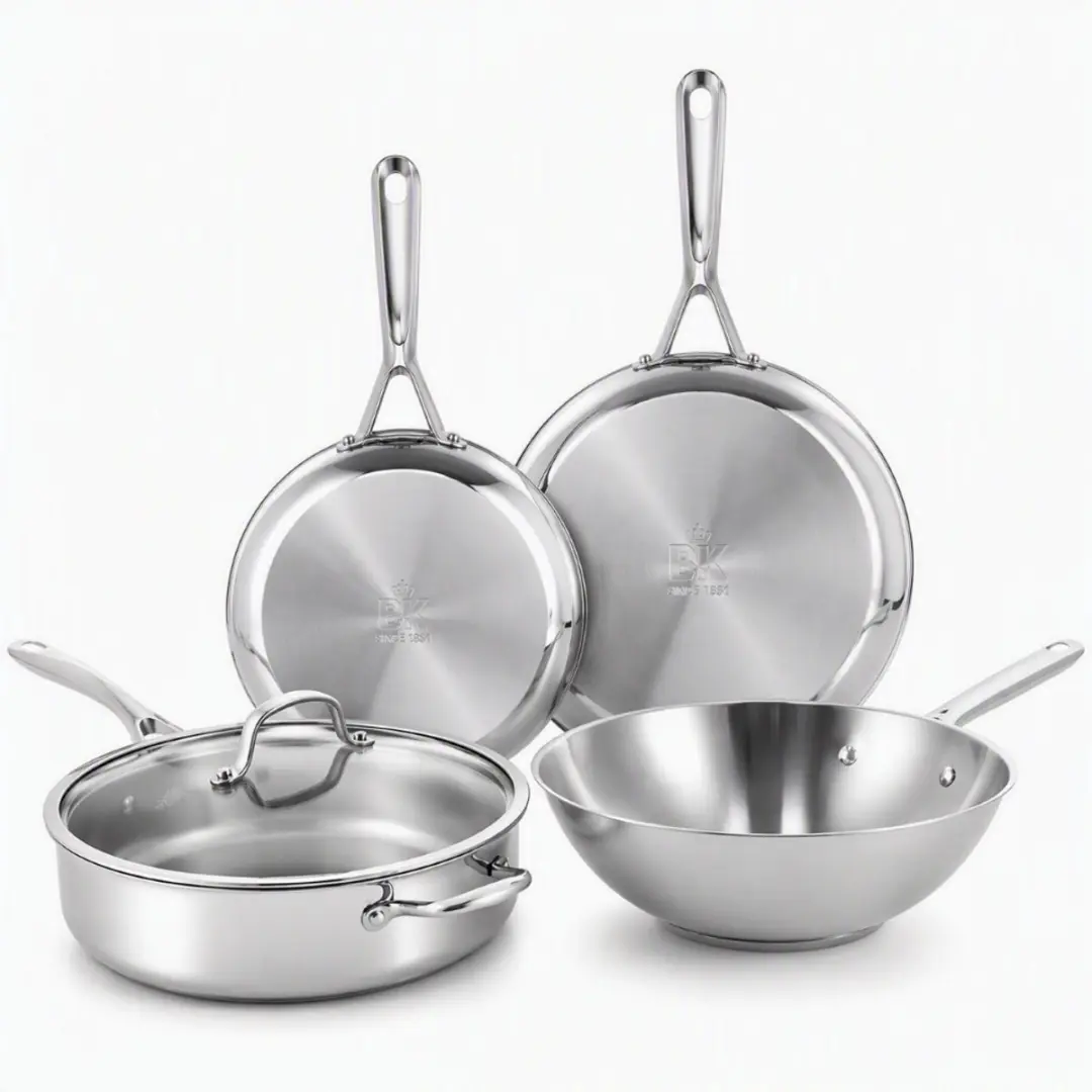 BK Sparkling Uncoated Pannenset 4-delig