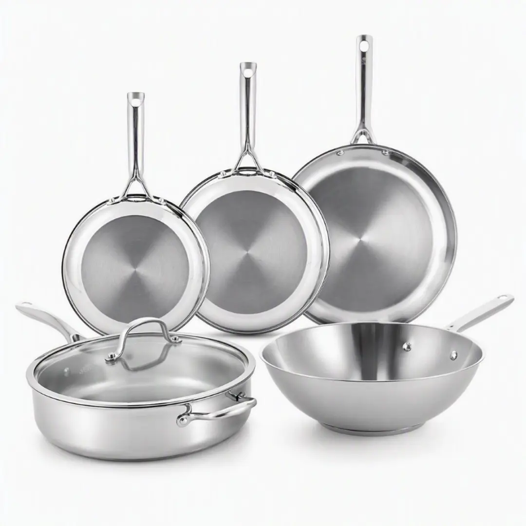 BK Sparkling Uncoated Pannenset 5-delig