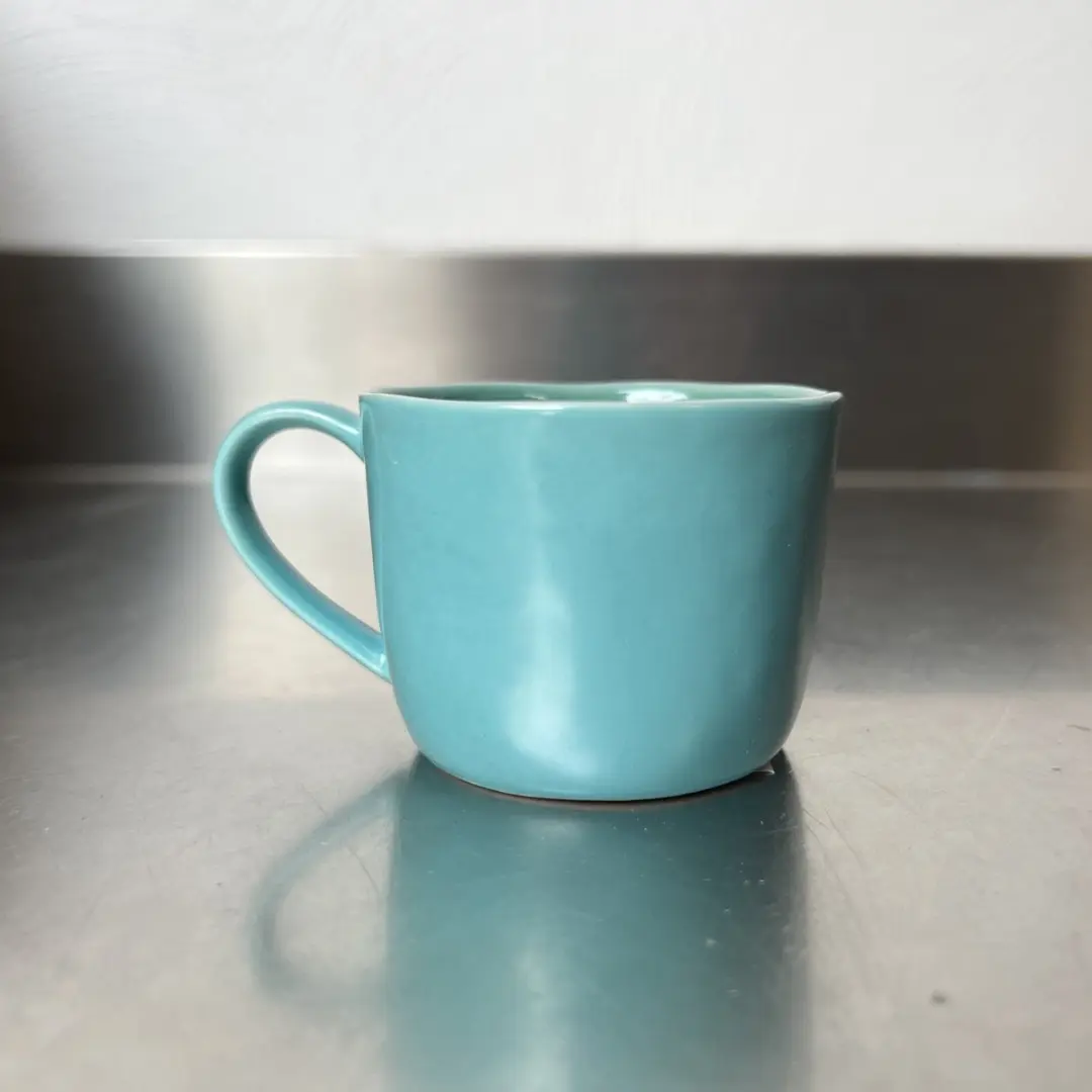 Cosy&Trendy Isabeau Kopjes - 12cl - 6 Stuks - Blauw/ Groen