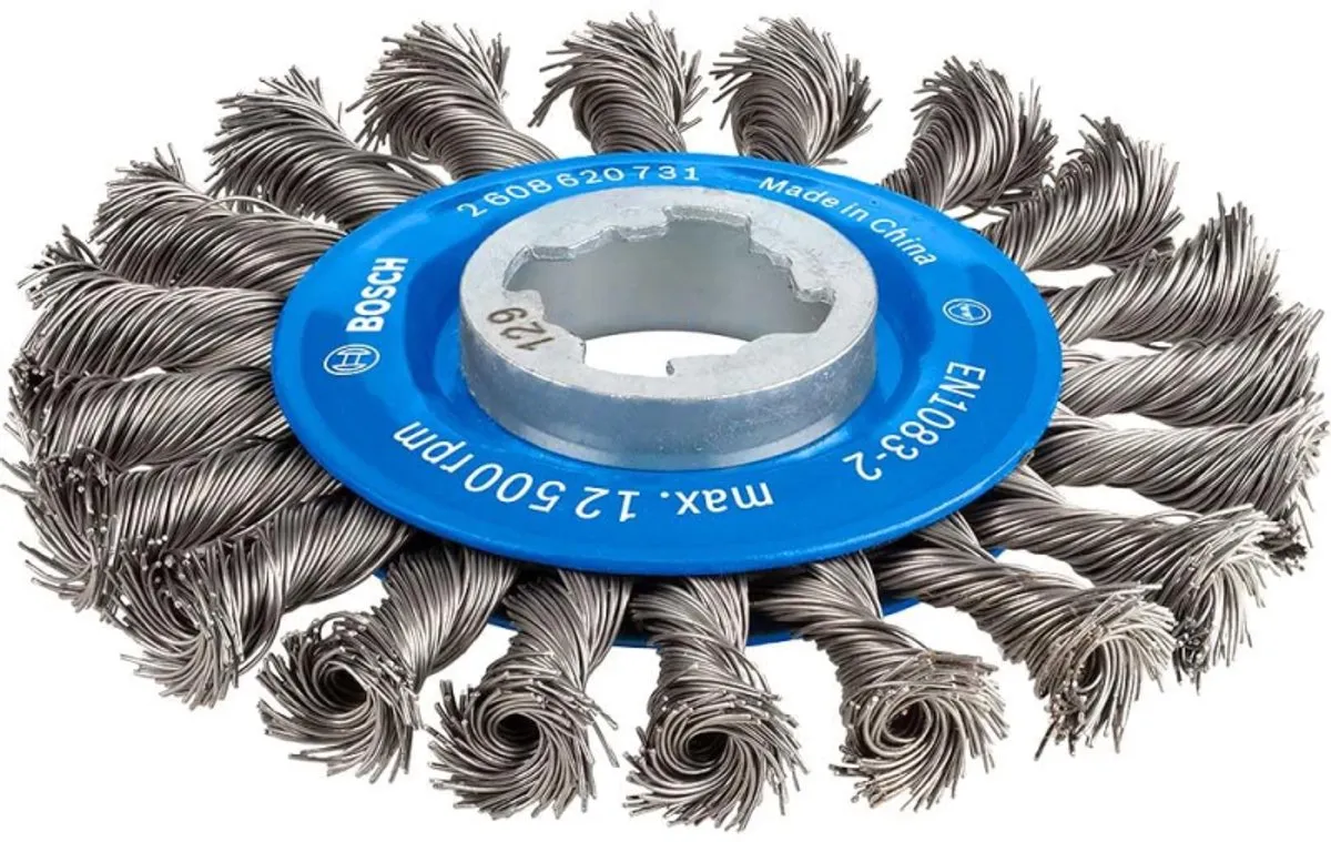Bosch Professional X-LOCK Schijfborstel 115mm - Staaldraad - 2608620731