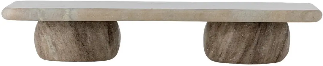 Bloomingville Fatin Marmeren Serveerplateau - 38x18cm - Grijs