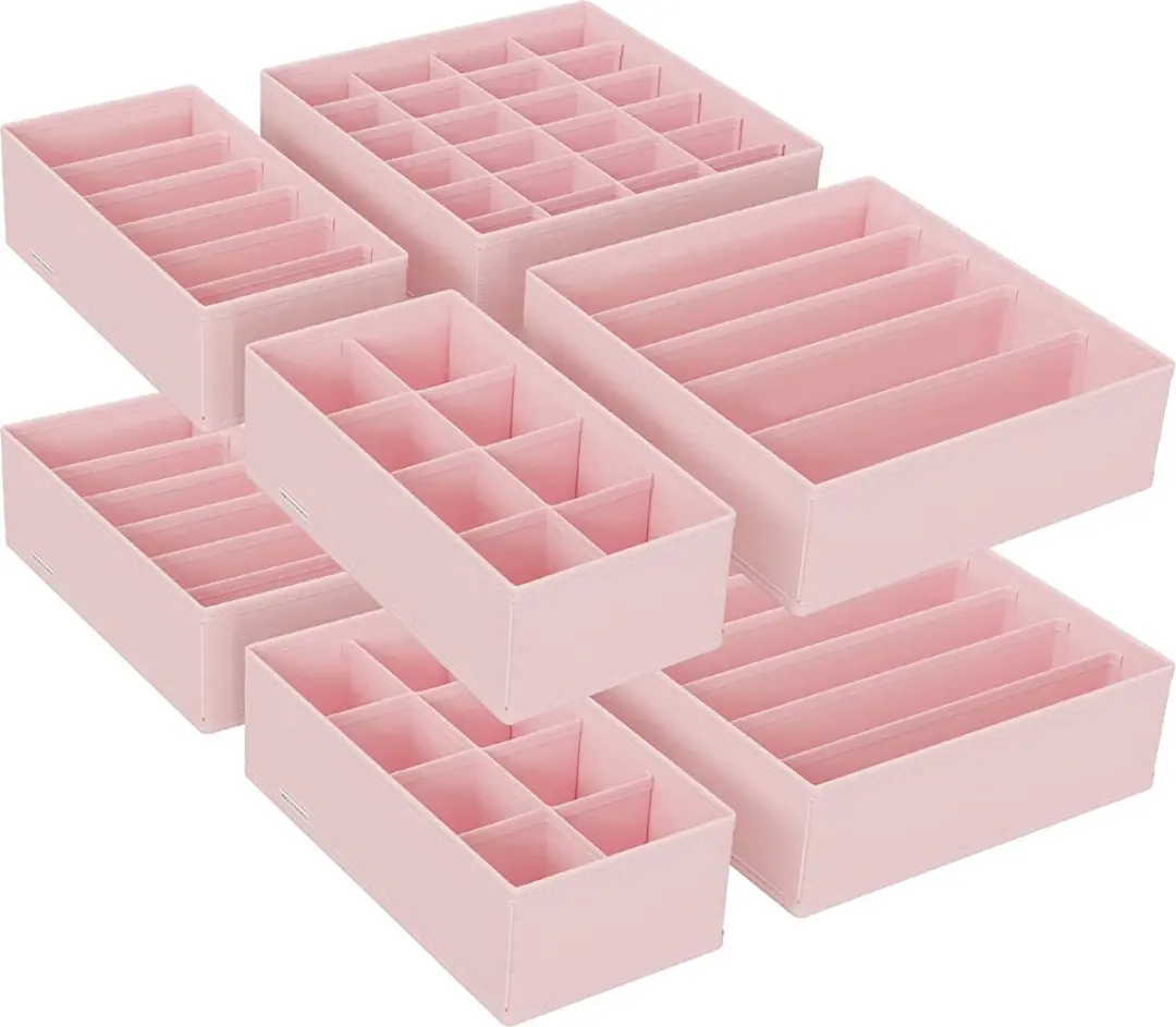Huishouden, Opbergdozen voor ondergoed, set van 8, lade-organizer, opbergsysteem