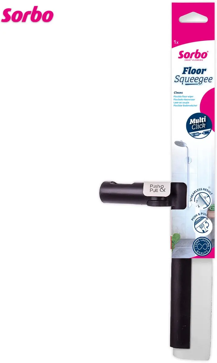 Sorbo Floor Squeegee 35cm Vloertrekker - Multi-Click Systeem - afbeelding 2 van 6