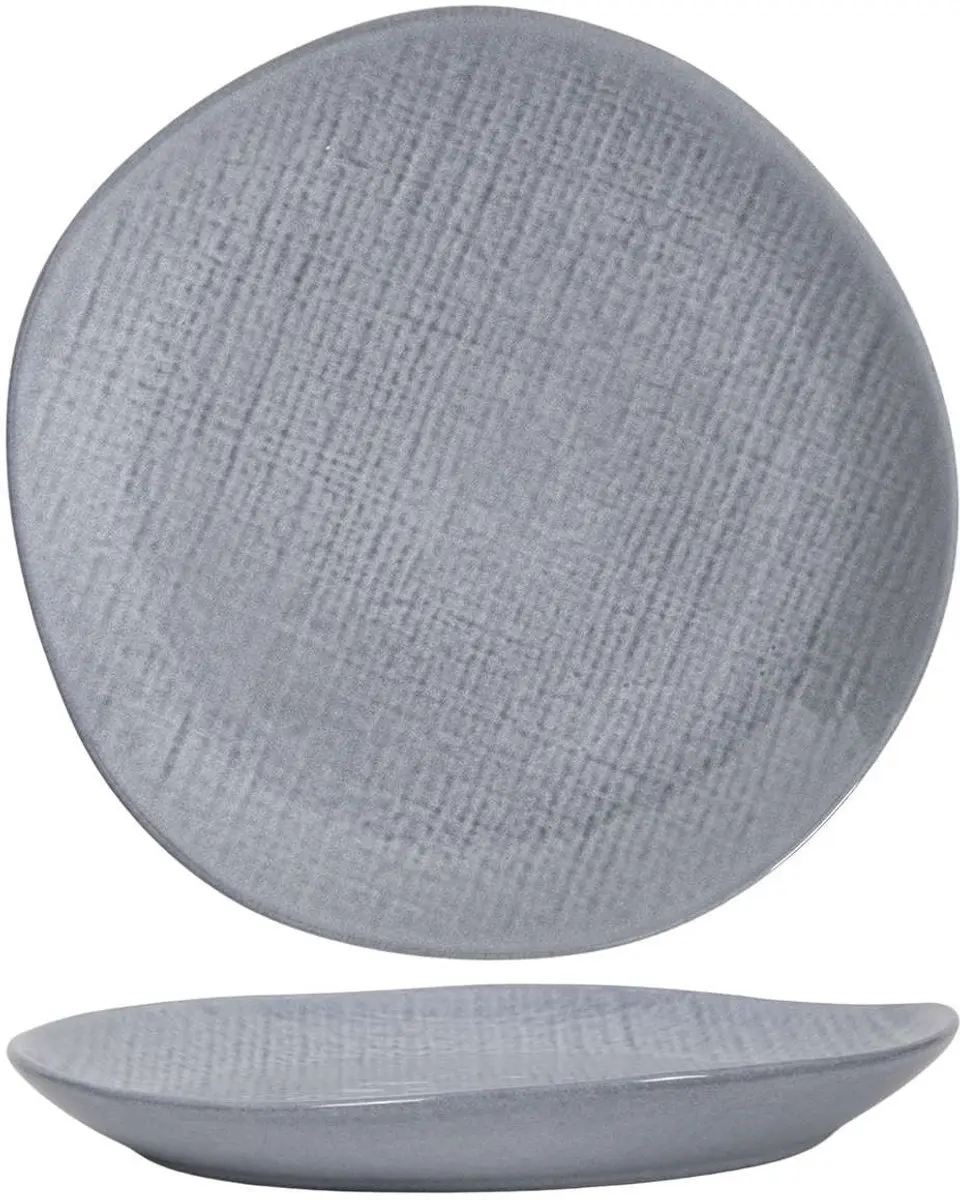 Cookinglife Ontbijtborden / Dessertborden Linen Grijs ø 21 cm