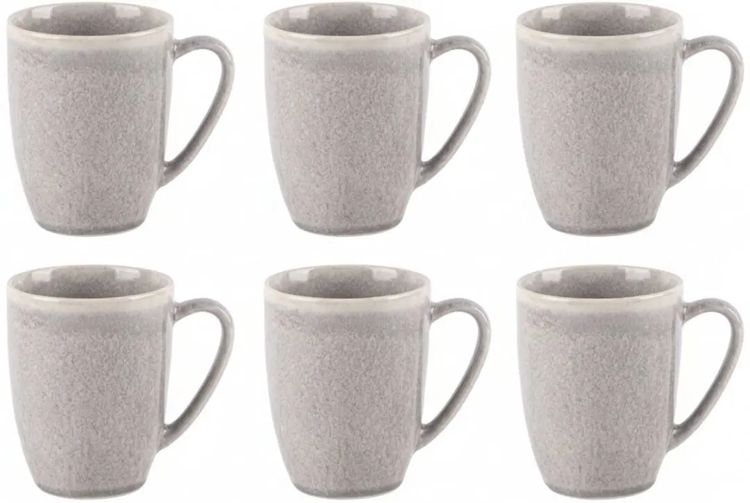 Cookinglife Koffiemokken Breeze Grijs 315 ml